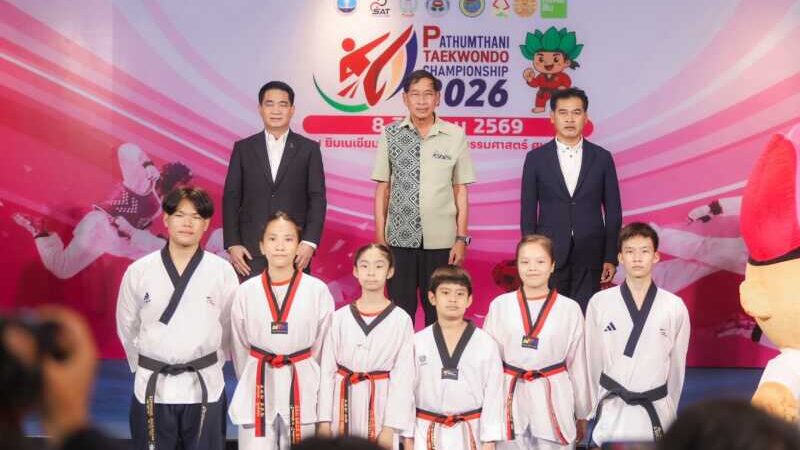ใช้งบ 2 ล้านระเบิดศึก ”ปทุมธานีเทควันโด“ “บิ๊กแจ๊ส” พร้อมต้อนรับจอมเตะนับพัน เริ่ม 8 ส.ค.นี้