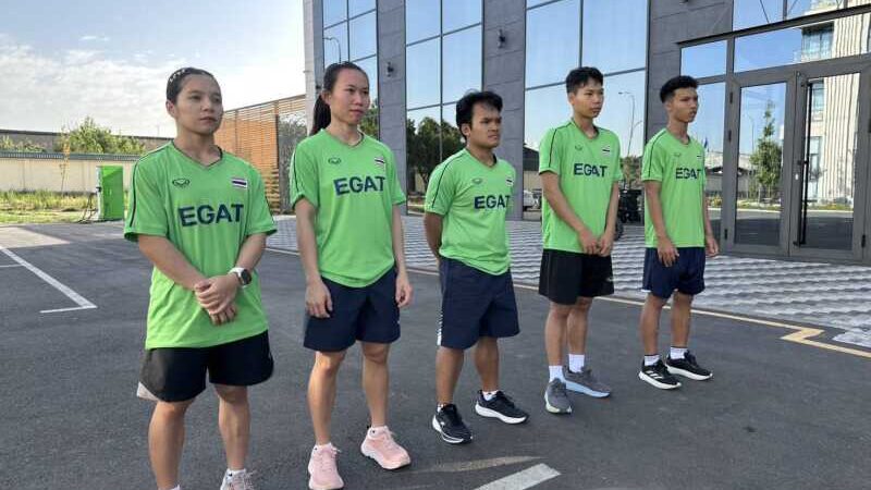 จอมพลังยุวชนและเยาวชนทีมชาติไทย ชุดแรก ปักหลักฝึกซ้อมที่กรุงทาชเคนท์ ประเทศอุซเบกิสถาน กันอย่างมุ่งมั่น ตั้งใจ เพื่อเตรียมพร้อมเข้าร่วมการแข่งขันยกน้ำหนักยุวชนและเยาวชนชิงชนะเลิศแห่งเอเชีย ระหว่างวันที่ 4-14 สิงหาคม 2569