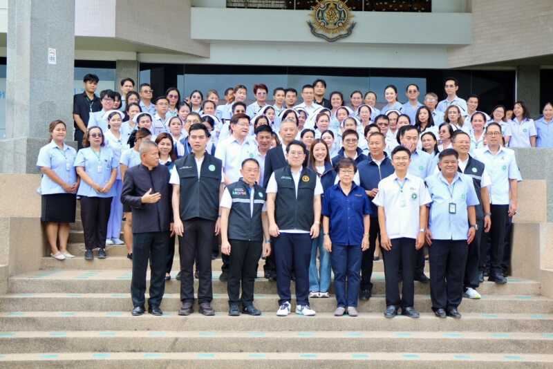 ลพบุรี รัฐมนตรีว่าการกระทรวงสาธารณสุข (ท่านพัฒนา พร้อมพัฒพัฒน์) ตรวจเยี่ยมหน่วยบริการโรงพยาบาลโคกสำโรง จังหวัดลพบุรี