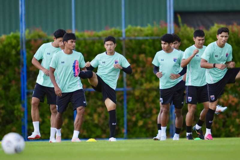ทีมชาติไทย ซ้อมเข้มเตรียมดวล สิงคโปร์ ศึกอาเซียน คัพ 2026 รอบรองชนะเลิศนัดที่สอง