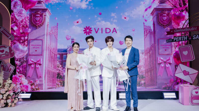 VIDA แทนคำขอบคุณลูกค้าคนพิเศษ จัด “VIDA Love Lesson with Perth & Santa” มอบโมเมนต์สุดเอ็กซ์คลูซีฟ พร้อมตอกย้ำทิศทางแบรนด์สุขภาพที่เข้าใจไลฟ์สไตล์คนรุ่นใหม่