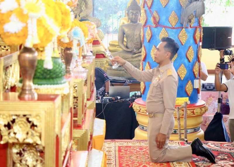 ลพบุรี คณะกรรมการขับเคลื่อน “หมู่บ้านรักษาศีล 5” หนกลาง ลงพื้นที่ตรวจเยี่ยม บ้านสะแกราบ หมู่ที่ 9 ตำบลสะแกราบ อำเภอโคกสำโรง จังหวัดลพบุรี