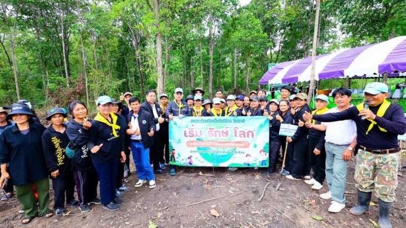 นายอำเภอขาณุวรลักษบุรี เปิดโครงการพัฒนาป่าชุมชนตำบลปางมะค่า มุ่งฟื้นฟูสิ่งแวดล้อมอย่างยั่งยืน