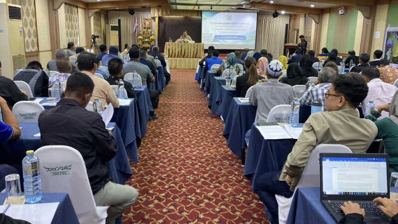 สทนช. จัดการประชุมกลุ่มย่อย ครั้งที่ 1 โครงการศึกษาจัดทำแผนแม่บทการบริหารจัดการทรัพยากรน้ำ ในเขตลุ่มน้ำภาคใต้ฝั่งตะวันออกตอนล่าง ที่จังหวัดนราธิวาส