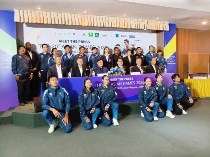 🎾🇹🇭 “โค้ชกวิน”แถลงมีทเดอะเพรสซอฟท์เทนนิสไทยประกาศความพร้อม ลุยเอเชียนเกมส์ 2026 ตั้งเป้าสร้างประวัติศาสตร์คว้าเหรียญแรกให้ประเทศไทย