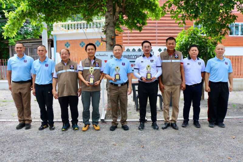 ลพบุรี – สภ.โคกสำโรง ภ.จว.ลพบุรี พิธีประชุมประจำเดือน คณะกรรมการตรวจสอบและติดตามการบริหารงานตำรวจ สถานีตำรวจภูธรโคกสำโรง (กต.ตร.) และเปิดใช้สนามเปตอง สภ.โคกสำโรง