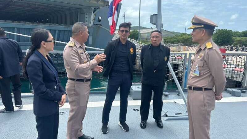 กมธ.ทหารลงพื้นที่สัตหีบ ติดตามซ่อม “เรือหลวงภูมิพลอดุลยเดช” ชี้เป็นไปตามแผน จี้รัฐเร่งลงทุนอุตสาหกรรมต่อเรือ