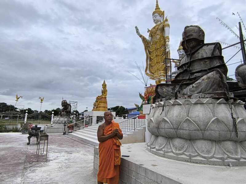 นครนายก – วัดธรรมปัญญา จัดพิธีเทปูนหล่อองค์สมเด็จพระพุฒาจารย์โตพรหมรังสีและเทปูนหล่อองค์หลวงปูทวดวัดช้างให้