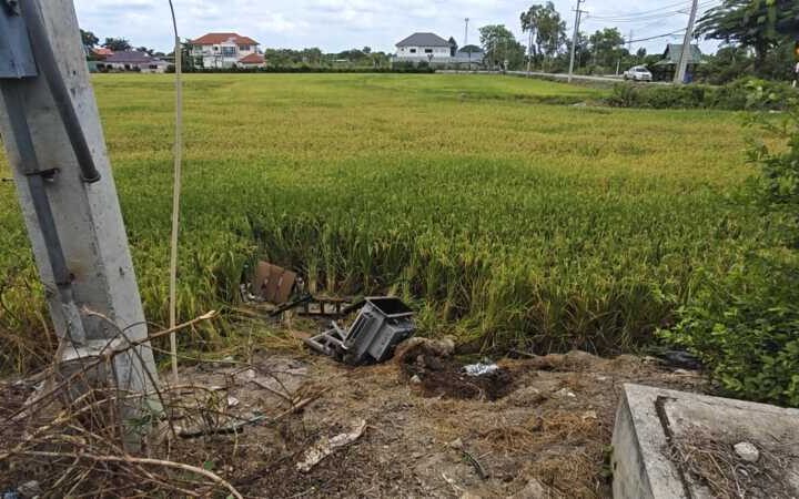 ปทุมธานี – โจรแสบขโมยทองแดงหม้อแปลงไฟฟ้านายกทต.บางเดื่อวอนสืบให้ถึงร้านรับซื้อ