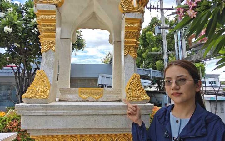 ปทุมธานี – อุกอาจโจรบุกอุ้มพระพรหมทองเหลืองหน้าปั๊ม ปตท.คลองหลวงสูญกว่า 1.2 แสนบาท