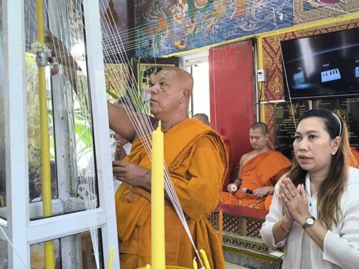 นครนายก – วัดธรรมปัญญา สวดมหาพุทธาภิเษก องค์หลวงพ่อเสาร์ 5 สวดนพเคราะห์ เสริมดวง เสริมทรัพย์ เสริมสิริมงคล ธุรกิจหน้าที่การงาน