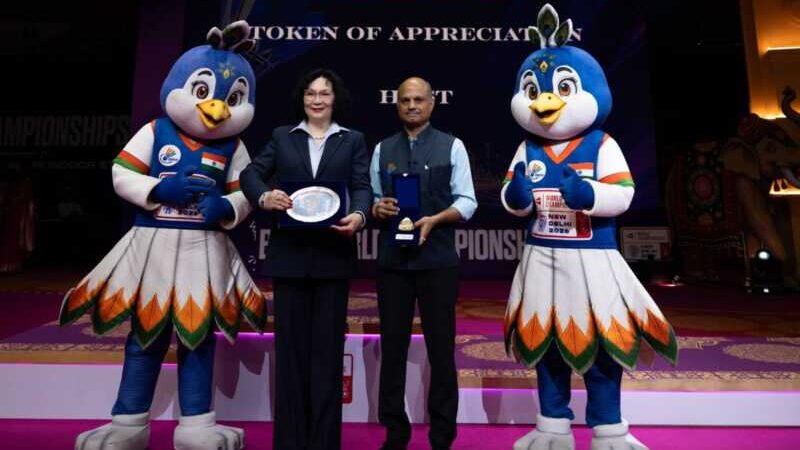 คุณหญิงปัทมา ลีสวัสดิ์ตระกูล กรรมการคณะกรรมการโอลิมปิกสากล (ไอโอซีเมมเบอร์) และประธานสหพันธ์แบดมินตันโลก วันที่ 24 สิงหาคม 2569