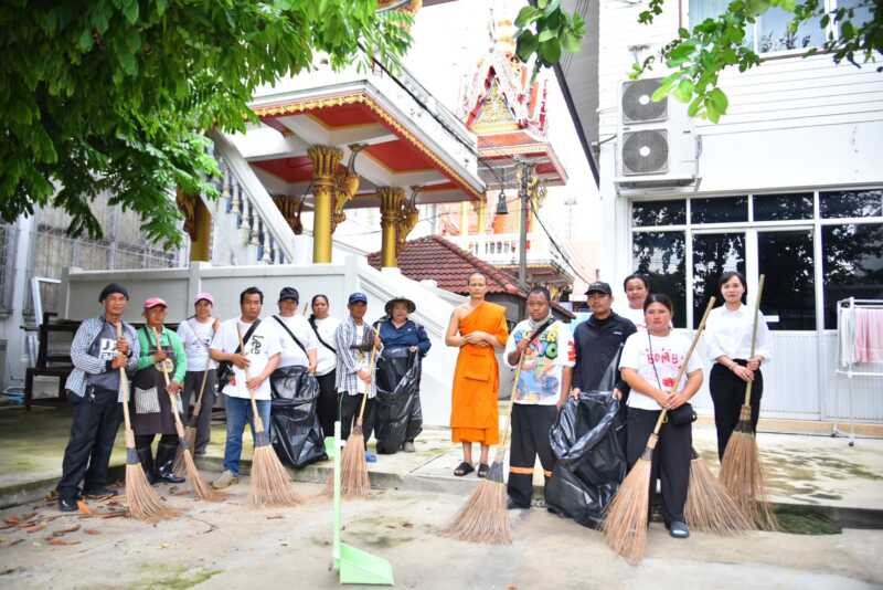 ปทุมธานี – ภาคีเครือข่ายโครงการ “วัด ประชา รัฐ สร้างสุข” รวมพลังทั่วประเทศจัด Big Cleaning Day สร้างสัปปายะสู่วัดด้วยวิถี 5ส อุทิศถวายพระราชกุศล เนื่องในวันแม่แห่งชาติ 12 สิงหาคม 2569