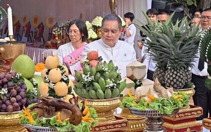 ปทุมธานี – จัดยิ่งใหญ่ชาวปทุมกว่าพันชีวิตรำมอญสมโภชศาลหลักเมือง ฉลอง 127 ปี พระปทุมธรรมราช