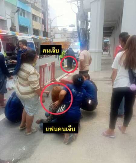 ช่างทาสีพลัดตกจากที่สูงกลางเมืองหาดใหญ่ คาดถูกไฟฟ้าดูดก่อนร่วงกระแทกพื้น เจอรอยไหม้ที่กระเป๋า-รองเท้า