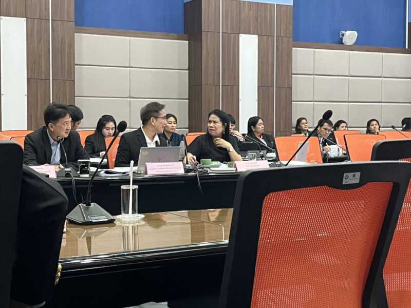 หลังเสร็จสิ้นการประชุมคณะอนุกรรมการพิจารณากลั่นกรองด้านการพัฒนากีฬา ครั้งที่ 11/2569 ที่ห้องประชุม1 ชั้น4 การกีฬาแห่งประเทศไทย