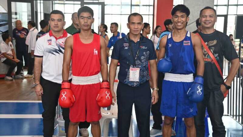“ชนะพล”ชนะแต้ม”สรวิชญ์”ขาดลอย ลิ่วรอบ8คนศึกมวยสากลชิงแชมป์ปทท.