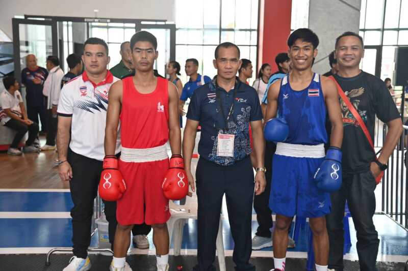 “ชนะพล”ชนะแต้ม”สรวิชญ์”ขาดลอย ลิ่วรอบ8คนศึกมวยสากลชิงแชมป์ปทท.