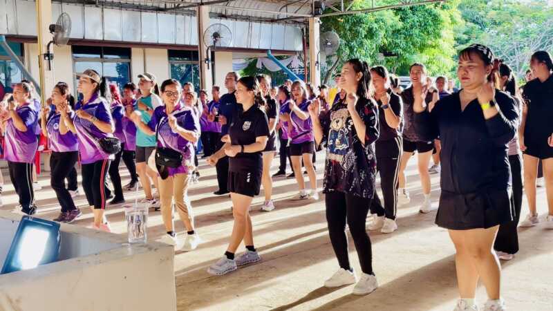 นครนายก – อบต.ท่าเรือ จัดกิจกรรมขยับกาย เต้นแอโรบิก เสริมสุขภาพ สร้างความสุขให้ชุมชน