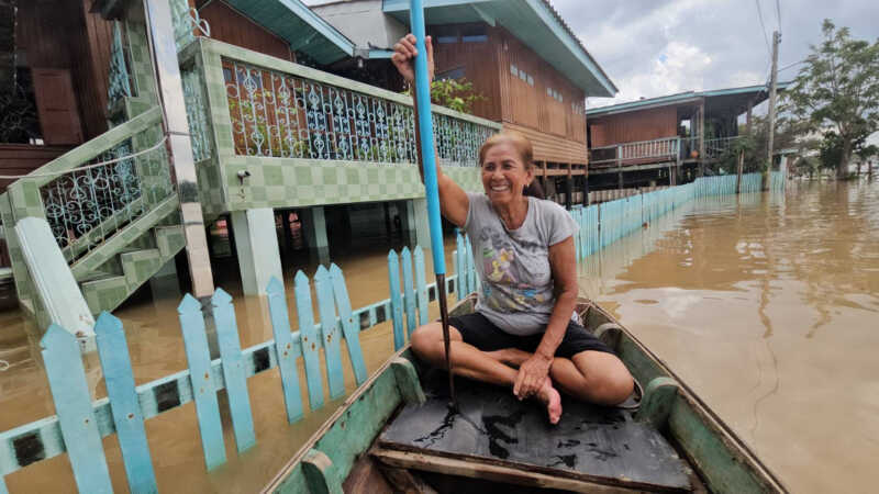 ปทุมธานี – ริมเจ้าพระยาโอดสามโคกจม6วันกลายเป็นพื้นที่รับน้ำห่วงทวด 103 ปีผวาอีก 20 ซม.ทะลุสถิติปี 60