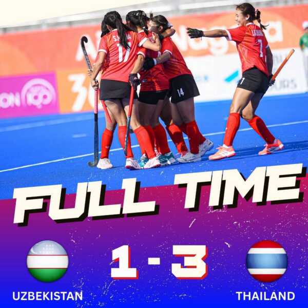 ฮอกกี้สาวไทย ฟอร์มแรง! ประเดิมชัย 2 นัดรวด เอเชียนเกมส์ 2026