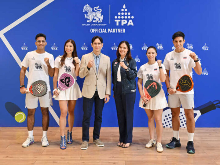 “สิงห์” ร่วมผลักดันสปอร์ตเทรนด์ใหม่ “พาเดล” สู่เอเชียนเกมส์ 2026