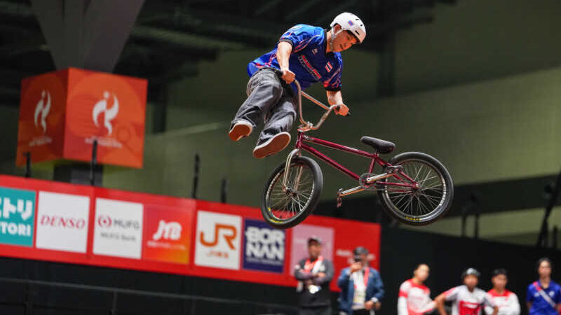 “เต๋า สายธาร-ตาม รุ่งเรือง” ผ่านเข้ารอบชิง BMX Freestyle Park ชาย เอเชียนเกมส์