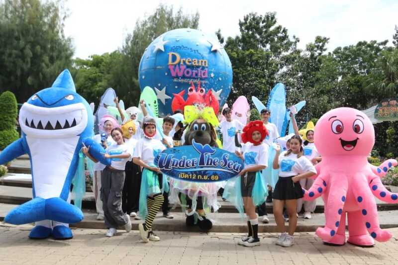 ปทุมธานี – ดรีมเวิลด์เปิดแลนด์มาร์กใหม่ Under The Sea ถูกใจสายคอนเทนต์ ชวนคนไทยรักษ์ทะเล