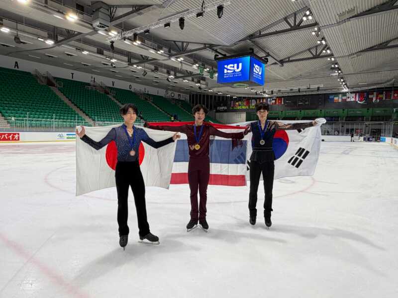 “ฮิโระ แก้วตาทิพย์” สร้างประวัติศาสตร์! คว้าแชมป์ ISU Junior Grand Prix ที่สโลวีเนีย