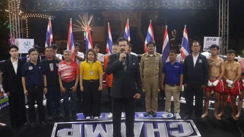 พล.ต.ท.ไตรรงค์ ผิวพรรณ ผู้ช่วยผู้บัญชาการตำรวจแห่งชาติ และ ดร.หิมาลัย ผิวพรรณ อดีตที่ปรึกษารองนายกรัฐมนตรี และประธานที่ปรึกษามูลนิธิพระราหู ร่วมเป็นประธานอำนวยการและประธานจัดการแข่งขัน”มหกรรมมวยไทยนานาชาติ วันกตัญญูบูรพาจารย์หลวงพ่อคูณ ปริสุทโธ” ที่ เวทีมวยชั่วคราววัดบ้านไร่ จ.นครราชสีมา