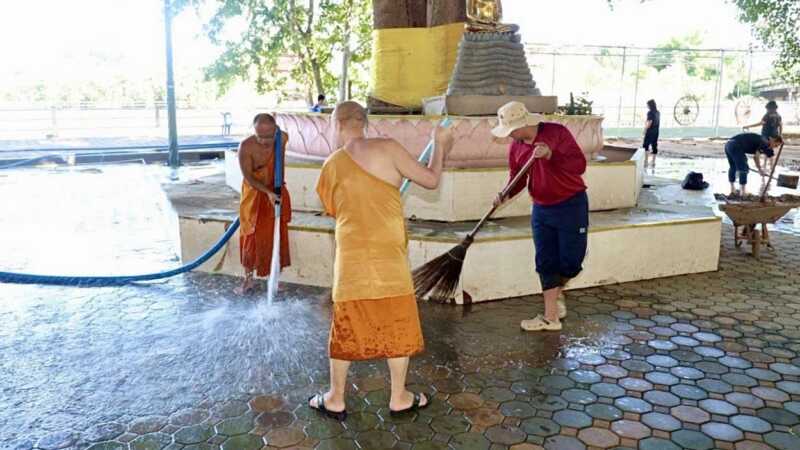 นครนายก – ผนึกพลังจิตอาสา เร่งฟื้นฟู “วัดอุดมธานี พระอารามหลวง” หลังประสบวิกฤติน้ำท่วม