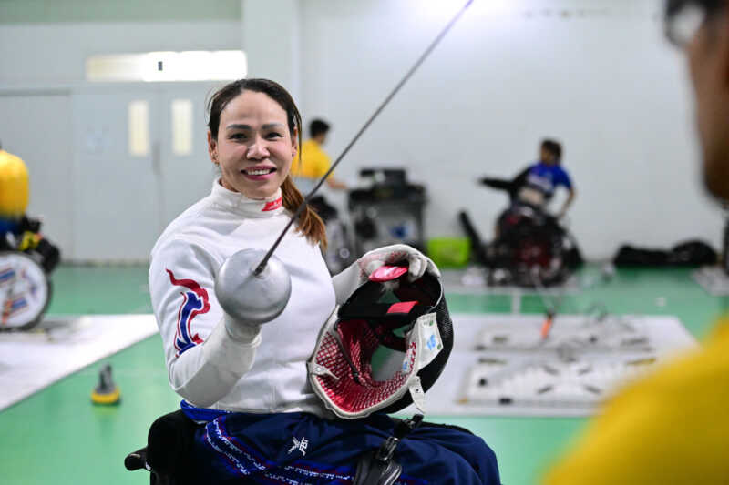 “สายสุนีย์” นำทัพ 14 วีลแชร์ฟันดาบไทย ชิงทองเอเชียนพาราเกมส์ ญี่ปุ่น