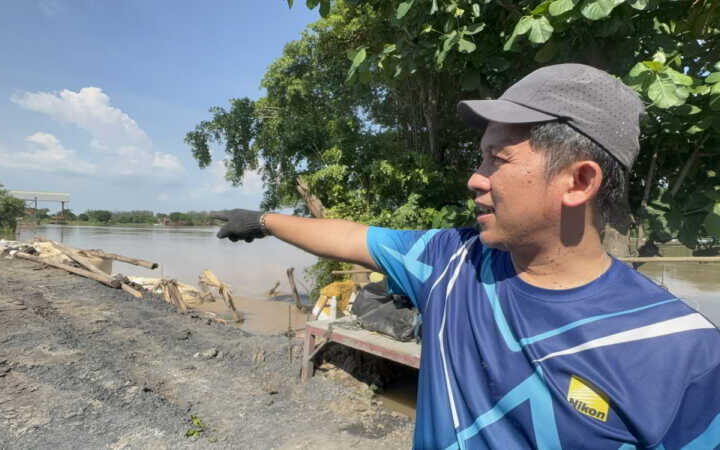 อ่างทอง – ป่าโมกเร่งเสริมจุดเสี่ยงบริเวณเชิงสะพานป่าโมกหลังเขื่อนเจ้าพระยาระบายน้ำท้ายเขื่อนเพิ่มแบบขั้นบันได หลังปีที่ผ่านมา ปล่อยปริมาณ 2,500 ลบ.ม./วินาที
